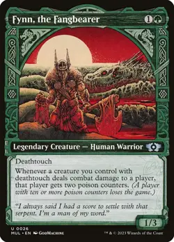 MTG Fynn, the Fangbearer Showcase ** Multiverse Legends ** English - Image 1