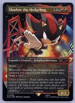 Shadow the Hedgehog 2086 - NM Rainbow Foil - Secret Lair Drop Series - MTG - Image 1