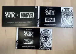 MTG Secret Lair Marvel Spider-Man Mana Symbiote X2 + Arcane Signet Rainbow Foil - Image 1