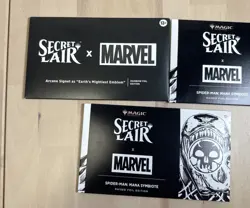 MTG Secret Lair Marvel Spider-Man Mana Symbiote X2 + Arcane Signet Rainbow Foil - Image 2