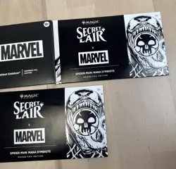 MTG Secret Lair Marvel Spider-Man Mana Symbiote X2 + Arcane Signet Rainbow Foil - Image 3