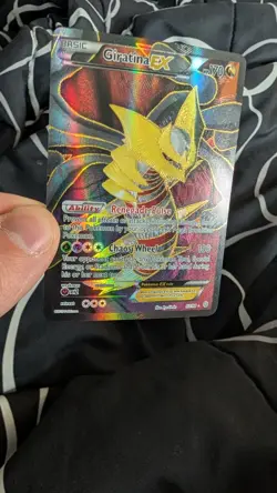 Pokemon Giratina-EX TCG Full Art Holo Ultra Rare Card Ancient Origins - Image 5