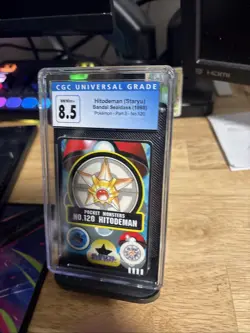 1998 Japanese SEALDASS series 3 Pokemon card STARYU Hitodeman CGC 8.5 Bandai 120 - Image 5