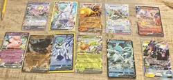 Pokemon 11 Card Lot with Ex V Gx and Vmax - Image 1