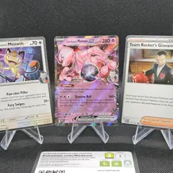 Team Rocket Mewtwo EX SVP205 Black Star Promo Set & Extras - Pokemon TCG NM - Image 1