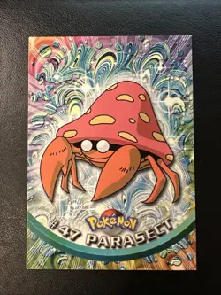 Parasect #47 - 1999 Topps Black Logo Pokemon TV Animation Edition - Image 1