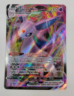 Espeon VMAX 065/203 - Pokemon TCG S&S Evolving Skies Ultra Rare Card - Image 3