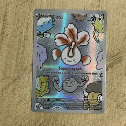 After Skool Hobby Ditto Goldeen 53 Series 2 Holo Pokemon Fan Art Genetic Mystery - Image 1