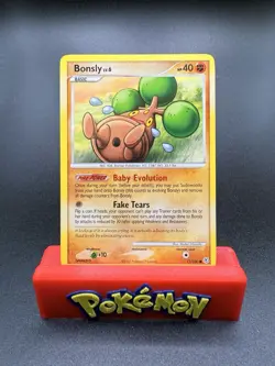 Pokemon Bonsly 71/130 Diamond And Pearl Regular LP Condition Pokemon TCG LP+ - Image 1