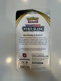 Pokemon Sword & Shield Rebel Clash BONUS Blister Pack Gengar Promo NEW SEALED - Image 2