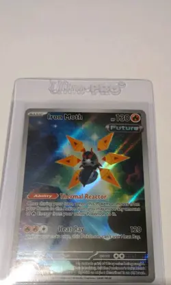 Iron Moth - 187/182 - Illustration Rare - Paradox Rift - Pokemon Card - NM/M - Image 1