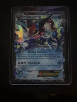 Pokemon TCG Ash-Greninja EX Black Star Promo Holo Card XY133 - Image 1