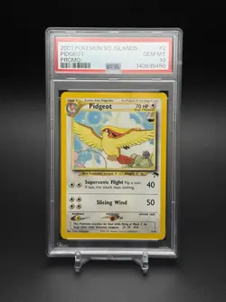 2001 Pokemon Southern Islands Promo Pidgeot #2 Fresh Cert PSA 10 - Image 1