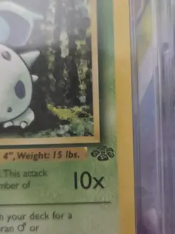 1999 POKEMON JUNGLE 1ST EDITION #57 NIDORAN CGC 9.5 - Image 3