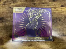 Pokemon TCG Scarlet And Violet ETB Elite Trainer Box Factory Sealed Box - Image 1