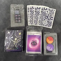 Pokemon TCG - Paldean Fates - ETB Accessories - Dice/Sleeves/Dividers and more - Image 1