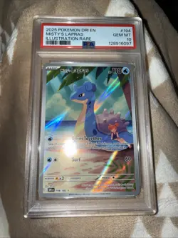 Pokemon TCG Misty's Lapras Destined Rivals 194/182 Illustration - Image 1