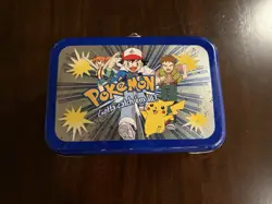 Pokemon Vintage Original Tin Box Case Pokemon OG - Image 1