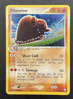 Pokemon Piloswine Holo #13/109 Holo 2004 EX Team Rocket Returns English - Image 1