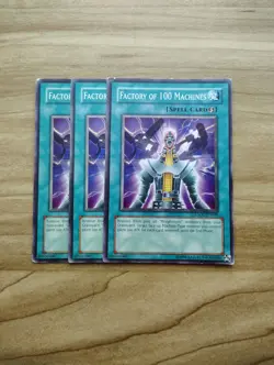 Yu-Gi-Oh! - Factory Of 100 Machines 3X - Full Playset - Image 1