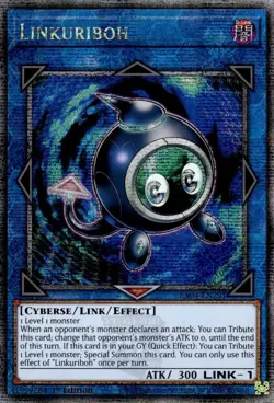 Link kuriboh QCR (Quarter Century Rare) Stapmede Yu-Gi-Oh - Image 1