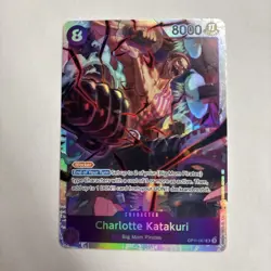 Charlotte Katakuri (067) OP11-067 One Piece A Fist of Divine Speed Super Rare NM - Image 2