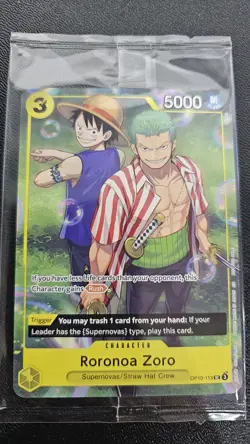 One Piece - Roronoa Zoro Learn Together Promo OP10-113 - Sealed - Image 1