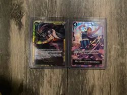 Mr.2.Bon.Kurei (Bentham) Alt Art OP14-091 The Azure Sea's Seven Foil One Piece - Image 1