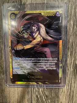 Mr.2.Bon.Kurei (Bentham) Alt Art OP14-091 The Azure Sea's Seven Foil One Piece - Image 3