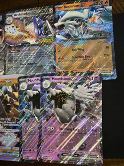 Pokemon TCG Jumbo Card Lot of 9 Oversized Cards Stamped - Reshiram - Kyurem More - Image 5