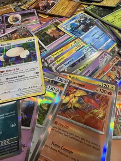 🔥 100 Holographic Holo Rare English Pokemon Card LOT * Near Mint * 🔥 - Image 1