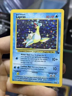 Lapras 10/62 Fossil 1999 Chansey 3/102 Base Set Holo Rare WOTC Pokemon Card TCG - Image 3
