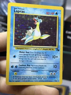 Lapras 10/62 Fossil 1999 Chansey 3/102 Base Set Holo Rare WOTC Pokemon Card TCG - Image 4