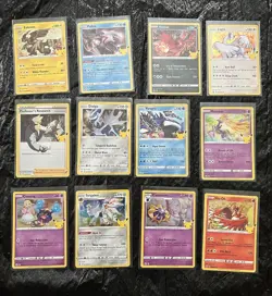 Lot Of 12 Pokemon TCG 2021 Celebrations Holo Cards - Image 1