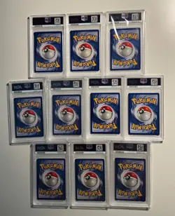 PSA 1st Edition Base Shadowless Pokemon Cards Lot of 10 (Lot 3) - Image 2