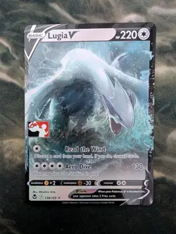 Lugia V Prize Pack Series 4 Promo Card #138/195 Silver Tempest Holo Pokemon LP - Image 1