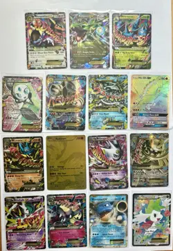 Super Rare 15 Card Ex Mega Full Art Lot - Image 1
