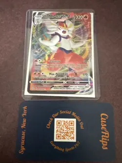 Pokemon Card Cinderace VMAX 019/072 Full Art Shining Fates Near Mint - Image 1