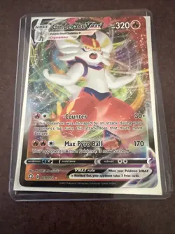 Pokemon Card Cinderace VMAX 019/072 Full Art Shining Fates Near Mint - Image 2