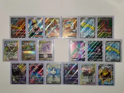 Pokemon TCG Ultra Rare Super Rare VSTAR Holo 18 Card LOT Sleeved & Top Loaded M - Image 1