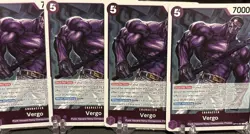 One Piece TCG OP14-061 Vergo X4 Playset Card Game CCG English - Image 1