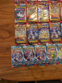 Pokemon Card Lot 36 Booster Packs sealed Destined Rivals Mega Journey Surging Sp - Image 5