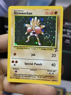 Hitmonchan 7/102 Base Set 1999 8/130 2 2000 Holo Rare WOTC Lot Pokemon Card TCG - Image 4