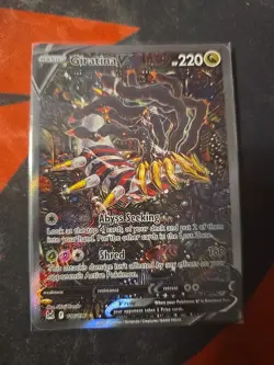 Giratina v Alternate Full Art Holo Card 186/196 Swsh11: Lost Origin SEE DESCRIPT - Image 3