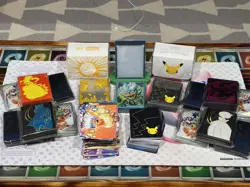 Lot Of 15 Pokemon ETB Card Sleeves NEW SEALED Celebrations, Prismatic & More!!! - Image 1