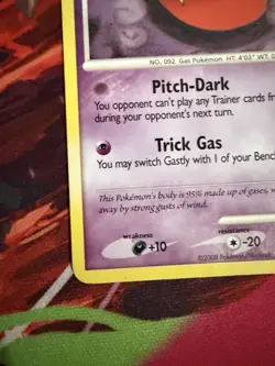 Gastly 62/100 D&P Stormfront Common Pokemon Card - Image 4
