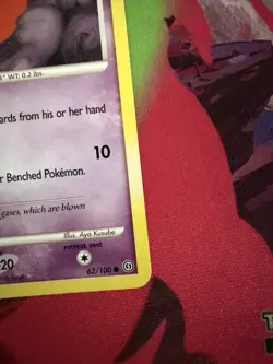 Gastly 62/100 D&P Stormfront Common Pokemon Card - Image 5