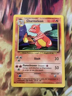 CHARMELEON - 24/102 - Base Set - Pokemon Card - MP - Image 1