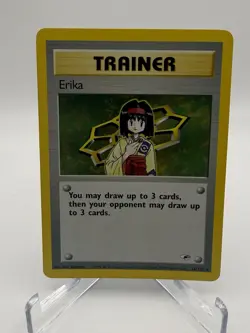 Erika 16/132 Unlimited Holo Rare Gym Heroes WOTC Pokemon Card NM - Image 1