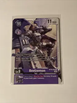 4X Digimon Card Game Beelzemon BT10-082 U NM - Image 1